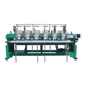 Máquina de Bordar Industrial de 6 Cabezas con Lentejuelas Planas, Nueva, Computarizada, con Motor de Alta Precisión - Product Image 1