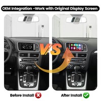 Interface sans fil CarPlay et Android Auto pour Audi 2010-2016 A4/A5/Q5 MMI, navigation Android Auto, Mirror Link, Airplay