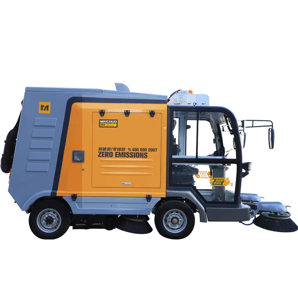 MN-S2000 Ride On Street Sweeper Electric Automatic Industrial Floor Sweeper Cleaning Machine