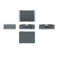 Mini PC industriel sans ventilateur DDR4 DDR5 64 Go, PC industriel embarqué Linux Ubuntu HD DP, mini PC de bureau pour contrôle PLC, WiFi6/3G/4G