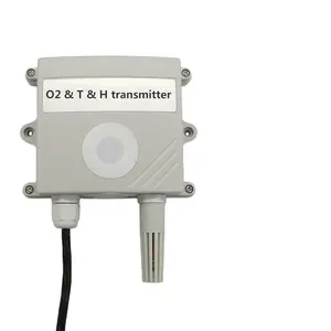 LGS4O2T RS485 electroquímica temperatura sensor de humedad o2 oxígeno detector de gas