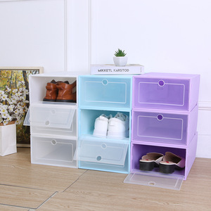 Boîte à chaussures en <span class=keywords><strong>acrylique</strong></span> transparent personnalisée, vente en gros, tiroir magnétique pour animaux de compagnie, rangement transparent pour baskets empilables - Product Image 6