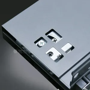 Sh ABC mới nhất kim loại hộp Slim ngăn kéo trượt mở rộng đầy đủ mềm đóng đôi tường Ngăn kéo trượt mà không có khung nhà bếp phần cứng - Product Image 5