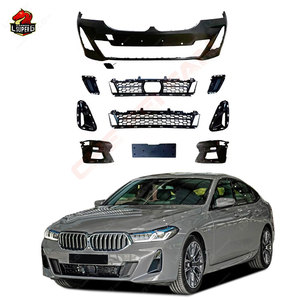 Kit carrosserie de style Mt en matériau pp adapté à la <span class=keywords><strong>BMW</strong></span> Série <span class=keywords><strong>6</strong></span> <span class=keywords><strong>Gran</strong></span> <span class=keywords><strong>Turismo</strong></span> G32 LCI, pare-chocs avant, calandre, kit carrosserie M Sport - Product Image 1