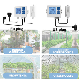 Controlador de <span class=keywords><strong>CO2</strong></span> con control remoto de aplicación, controlador de dióxido de carbono WiFi con regulador de <span class=keywords><strong>CO2</strong></span> y ventilador para sala de cultivo, tienda de cultivo, invernadero - Product Image 6
