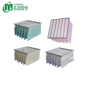 Tùy chỉnh F5 hiệu quả Bộ lọc không khí 0.3um độ xốp 1000 m/h tốc độ dòng chảy sợi tổng hợp <span class=keywords><strong>HEPA</strong></span> không dệt túi lọc cao - Product Image 4