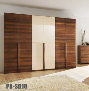 פרימה מודרנית ארון בגדים ריהוט מותאם אישית ריהוט עץ זוג הליכה בארון בגדים האחרונים לאחסון חדר שינה - Product Image 4