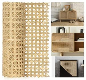 Ghế sofa ngoài trời bằng mây đan bán tẩy trắng, giao hàng nhanh, chất liệu mây tự nhiên, trang trí nhà cửa - Product Image 3