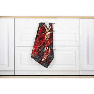 Asciugamano da Cucina Excelsa Kimono in Cotone 50x70 Cm, Stampa Rettangolare con Motivo Originale, Prodotto in India, per Uso in Cucina - Product Image 3