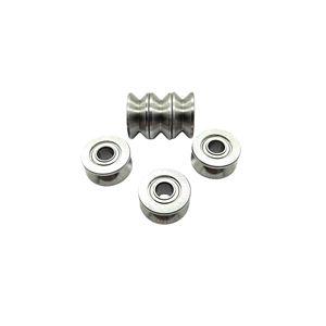 Cuscinetto a Sfera Miniaturizzato con Scanalatura a U e a <span class=keywords><strong>V</strong></span> U624ZZ 624V 624U 623VU 604UZZ in Acciaio al Carbonio Durevole OEM 4x13mm per Puleggia - Product Image 4