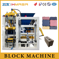 Machine de production de briques en béton ZC900 entièrement automatique contrôlée par un PLC Siemens, moteur hydraulique, haute efficacité, moteur PMSM+VFD