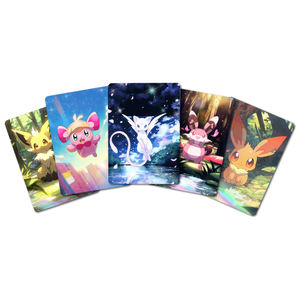 Impresión láser personalizada tarjeta pequeña <span class=keywords><strong>anime</strong></span> juego de cartas personalizado sobre el agua e impermeable a prueba de agua - Product Image 4