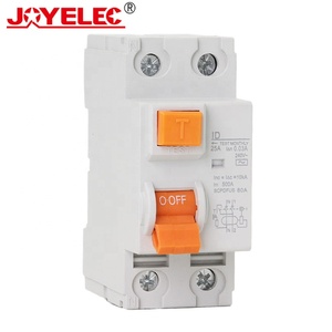 JOYELEC Disjoncteur à courant résiduel <span class=keywords><strong>2P</strong></span> 4P série <span class=keywords><strong>ID</strong></span> 10A 16A 20A 25A 32A <span class=keywords><strong>40A</strong></span> 63A Disjoncteur de fuite à la terre - Product Image 2