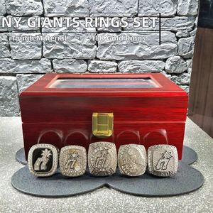 Anillo de Campeón de la Liga de Baloncesto Personalizable de los Spurs, Juego de 5 Anillos, Anillo de Fanático de Duncan, Anillo Clásico para Hombre, Chapado en Oro de 18K, Aleación, <span class=keywords><strong>Allen</strong></span> - Product Image 2