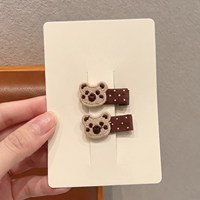 Barrettes pour enfants entièrement enveloppées, sans tiraillement de cheveux, épingles à cheveux champignon, accessoires en ruban pour usage quotidien