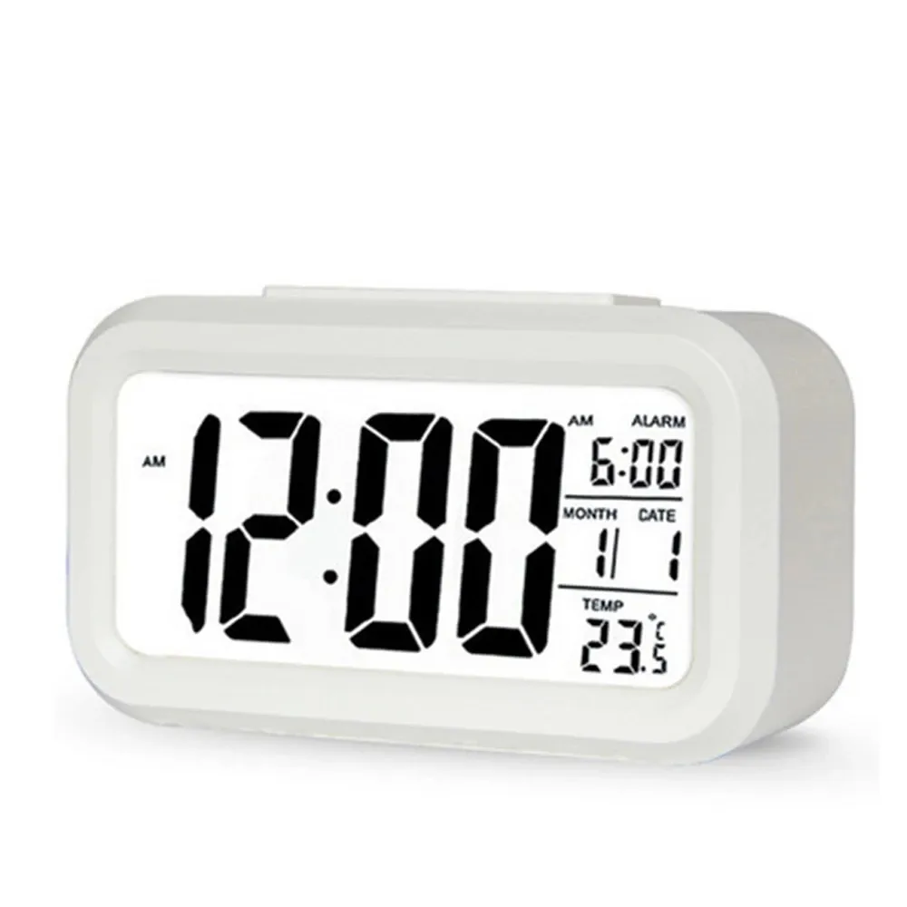 Hot sale LED Digital Alarm Clock Backlight Snooze Mute Calendar Desktop Electronic Bcaklight Table clocks Desktop clock