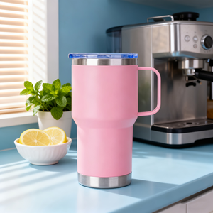 Stainless Steel Tumbler Double Wall Vacuum <b>Insulated</b> Travel <b>Mug</b> with Lid Wide Mouth for Office Camping Car - Product Image 1