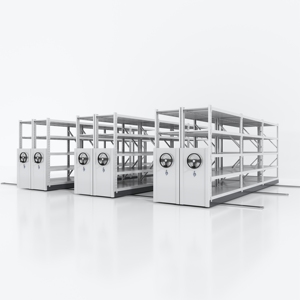 Système de rayonnage mobile électrique industriel, système d'étagères mobiles pour palettes, rayonnage mobile pour entrepôt, école, bibliothèque - Product Image 2