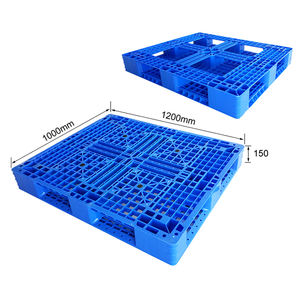 Carte en plastique de grille de champ de la série 4 voies de panneau de palette de logistique de HDPE (6 coureurs) pour la palette d'empilage de cargaison de plancher d'entrepôt - Product Image 6