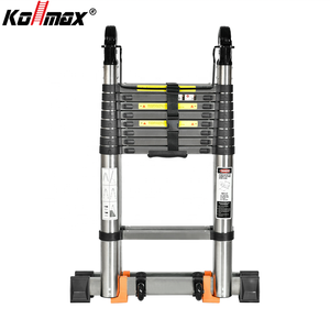 Échelle télescopique extensible en acier inoxydable, échelle pliante conforme à la norme EN131, échelle compacte portable pour projets de bricolage à domicile - Product Image 5