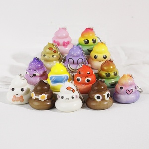 Tùy chỉnh Kawaii phim hoạt hình <span class=keywords><strong>Poo</strong></span> Keychain PU bọt chậm tăng Squishy mới lạ căng thẳng cứu trợ lo lắng Fidget Đồ chơi số lượng lớn đơn đặt hàng - Product Image 4