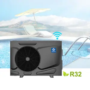 *China Nulite Europe R32 R410a Small WIFI Air Source DC Inverter Swimming Pool Heat Pump Air Water Spa Pool Heater Factory