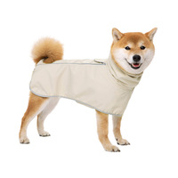 Impermeable para Perros con Capucha, Ligero, Transpirable y de Secado Rápido para Labrador, Golden Retriever, Corgi, Perros Medianos y Grandes