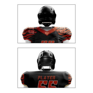 Uniforme de Fútbol Americano Personalizado al Por Mayor al Mejor Precio, Transpirable, de Secado Rápido, Tallas Grandes, Diseño Personalizado con Sublimación - Product Image 6
