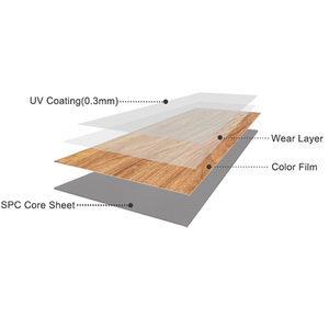 Graceline Non-Slip nhựa tấm ván gạch PVC <span class=keywords><strong>Laminate</strong></span> nhựa keo Vinyl Sàn Vinyl sàn - Product Image 1