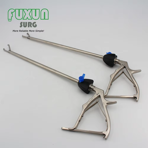 Fórceps de agarre grandes de litotomía reutilizables de 10mm, instrumentos endoscópicos quirúrgicos médicos, juego de laparoscopia laparoscópica, acero Manual - Product Image 4