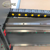 Machine de gravure CNC 3 axes à deux broches pour le bois avec moteur à roulement et boîte de vitesses