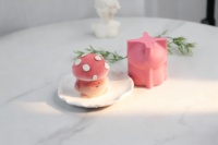 Moule à pâtisserie en silicone en forme de champignon mignon