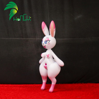 Hongyi 2026 Nouveau Design Lapin Gonflable Blanc Amusant Adorable Fille Lapin Gonflable Sexy