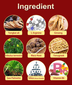 Oem/Odm Vitamine Mannelijke <span class=keywords><strong>Capsules</strong></span> Kruiden Naturals Met Ginseng Maca Power Plus Voedingssupplement Mannelijke Power Enhancement Capsule - Product Image 5