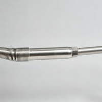 Thermocouple à bride fixe de type K, fil tressé en acier inoxydable de 5 m, sonde à bride 0-700°C, capteur de température résistant à la corrosion
