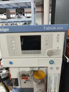 Appareil d'anesthésie Drager <span class=keywords><strong>Fabius</strong></span> Plus Animal Double Can d'occasion, poste d'anesthésie, branchement électrique - Product Image 3