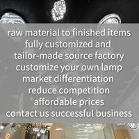Plafonnier LED en cristal de luxe simple pour salon, chambre, salle à manger, bureau, luminaire domestique – Entrepôt UK