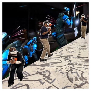 VR silah simülatörü yeni Virtual sanal gerçeklik Arena çok oyunculu savaş platformu 7D Arcade Video oyun simülatörü VR oyun makinesi - Product Image 1