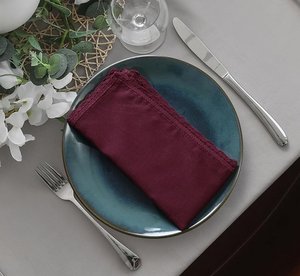 Servilletas de Lino 100% Personalizadas, Multicolores, con Buen Precio y Producto de Tendencia, Servilletas Color Borgoña, Servilletas Rosas - Product Image 2