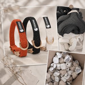 Harnais pour <span class=keywords><strong>chien</strong></span> en tissu bouclé avec logo personnalisé, collier et laisse pour <span class=keywords><strong>chien</strong></span> à étiquette privée, harnais anti-traction pour <span class=keywords><strong>chien</strong></span> et ensemble laisse - Product Image 2