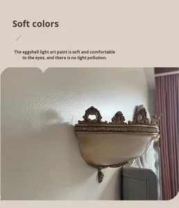Peinture Murale Intérieure Couleur Unie Effet Coquille d'Œuf Brillant Texture Écorce d'Orange Anti-Tache à Base d'Huile, Effet Peau d'Agneau - Product Image 5