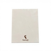 Boîte en carton rigide carrée écologique de haute qualité avec logo personnalisé en feuille d'or