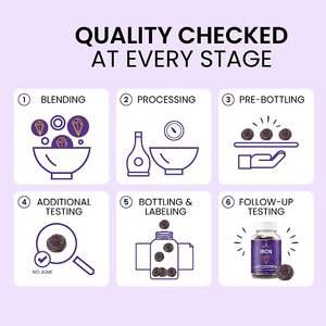 Manufactory OEM ייצור ויטמין C & <span class=keywords><strong>B12</strong></span> Gummies יומי ברזל תוסף ברזל Gummies עבור מבוגרים וילדים טעים באנרגיה לחיזוק - Product Image 4