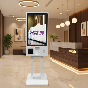 Bornes de paiement en libre-service pour salons de beauté, nouveau design, écran tactile Android 27/32/43'', avec imprimante et lecteur de code QR - Product Image 2