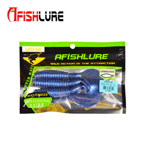 Esca Morbida Afishlure 11g 105mm 3pz, Esca Artificiale per <span class=keywords><strong>Bass</strong></span>, Esca in Plastica per Pesca in Acqua Salata, Esca Nuotante, Esca Grub - Product Image 6