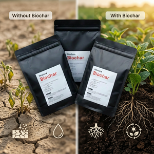 Neutura Biochar, Fertilizante Biológico Granular, Mejorador de Suelo para el Crecimiento de Raíces y Retención de Humedad - Product Image 3