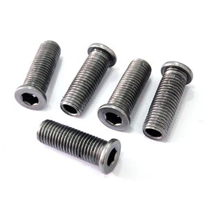 Pernos hexagonales de cabeza plana redonda M10 de acero inoxidable grado A nivel 4.8 hechos a medida sin tratamiento - Product Image 4