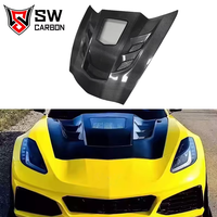 Capot avant en fibre de carbone de haute qualité pour Chevrolet Corvette C7 Z06 2014-2019, capot moteur avant, pièces automobiles