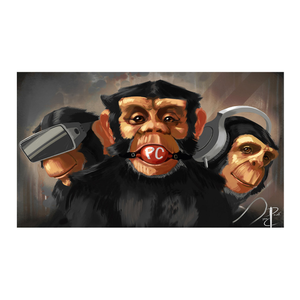 <span class=keywords><strong>Arte</strong></span> Mural con Diseño <span class=keywords><strong>de</strong></span> Mono, Impresión <span class=keywords><strong>en</strong></span> Lienzo con Múltiples Diseños para Sala <span class=keywords><strong>de</strong></span> Juegos, Salón, Bar, Oficina, Decoración Moderna y Humorística con Animales - Product Image 6