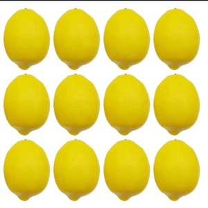 Citron en polymousse, <span class=keywords><strong>Fruits</strong></span> artificielles en plastique, décoration de maison, <span class=keywords><strong>faux</strong></span> jardin - Product Image 2